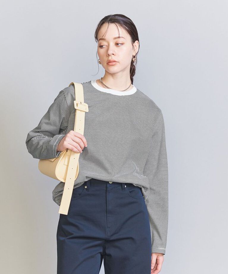 BEAUTY&YOUTH UNITED ARROWS「コットン天竺 ロングスリーブ カットソー」|Tシャツ・カットソー|