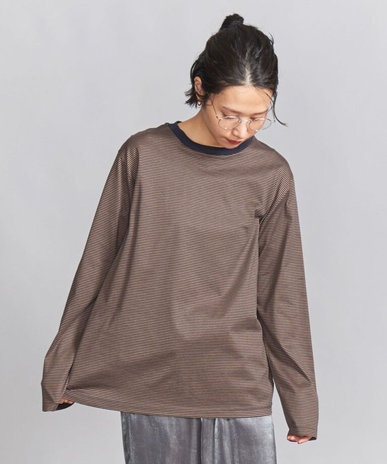 BEAUTY&YOUTH UNITED ARROWS「コットン天竺 ロングスリーブ カットソー」|Tシャツ・カットソー|