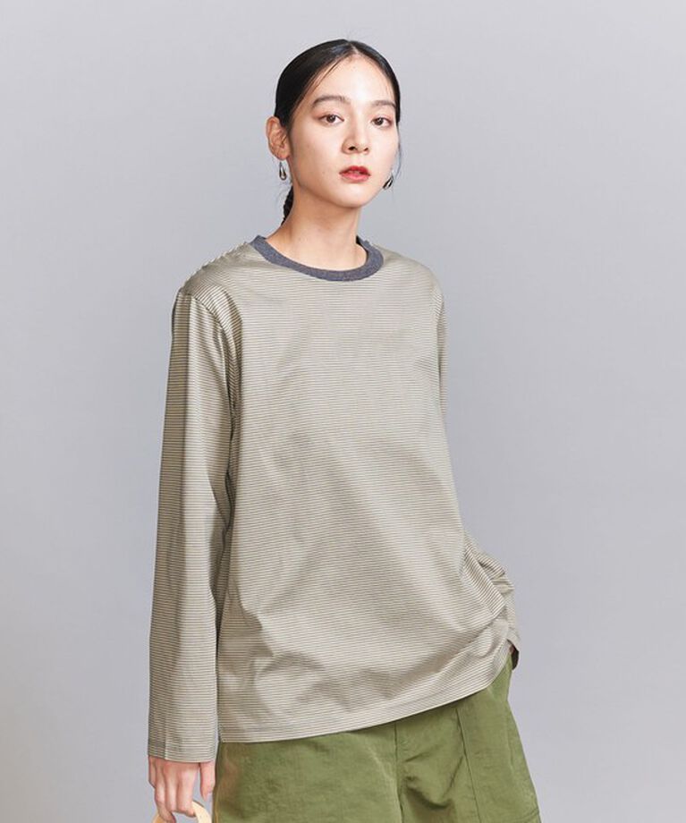 BEAUTY&YOUTH UNITED ARROWS「コットン天竺 ロングスリーブ カットソー」|Tシャツ・カットソー|