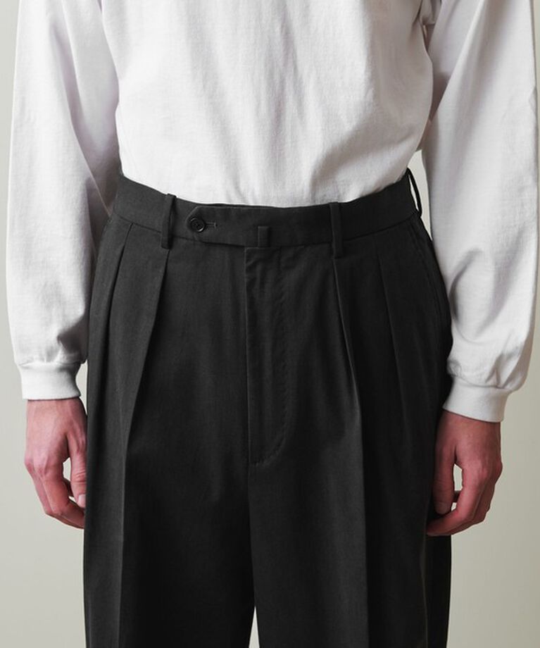 STEVEN ALAN「＜Steven Alan＞ グレース ツイル イン ツープリーツ ドレス トラウザーズ」|チノ|