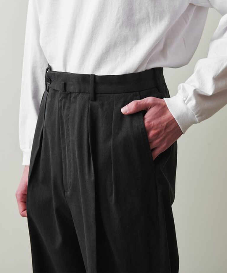STEVEN ALAN「＜Steven Alan＞ グレース ツイル イン ツープリーツ ドレス トラウザーズ」|チノ|