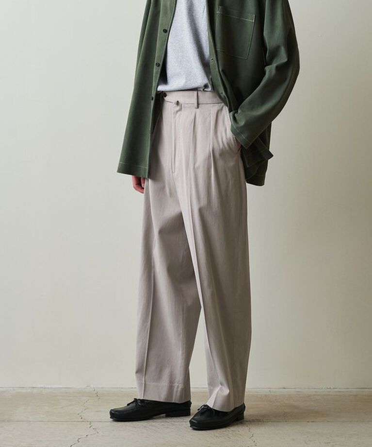 STEVEN ALAN「＜Steven Alan＞ グレース ツイル イン ツープリーツ ドレス トラウザーズ」|チノ|