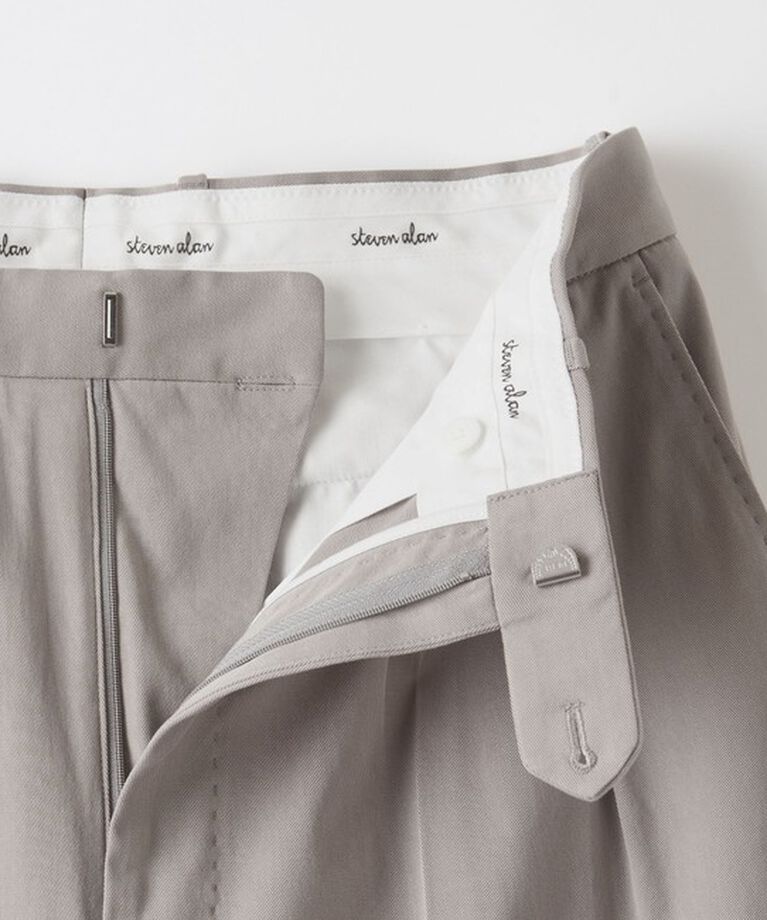 STEVEN ALAN「＜Steven Alan＞ グレース ツイル イン ツープリーツ ドレス トラウザーズ」|チノ|