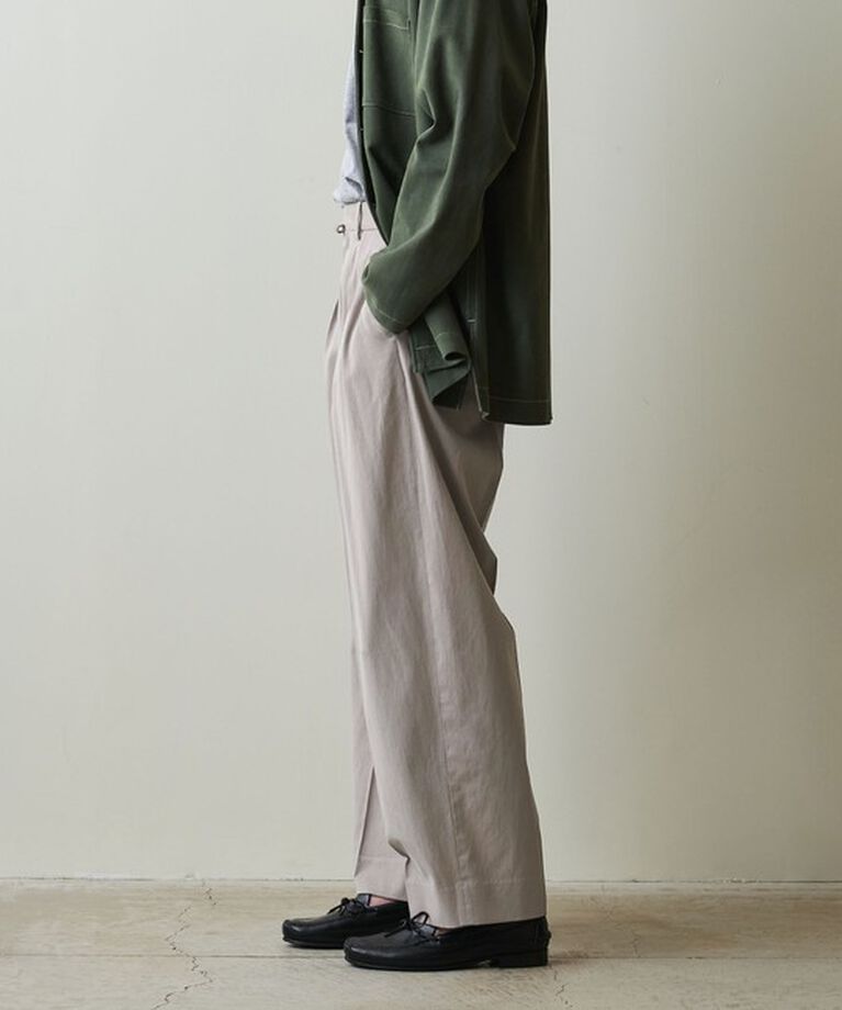 STEVEN ALAN「＜Steven Alan＞ グレース ツイル イン ツープリーツ ドレス トラウザーズ」|チノ|