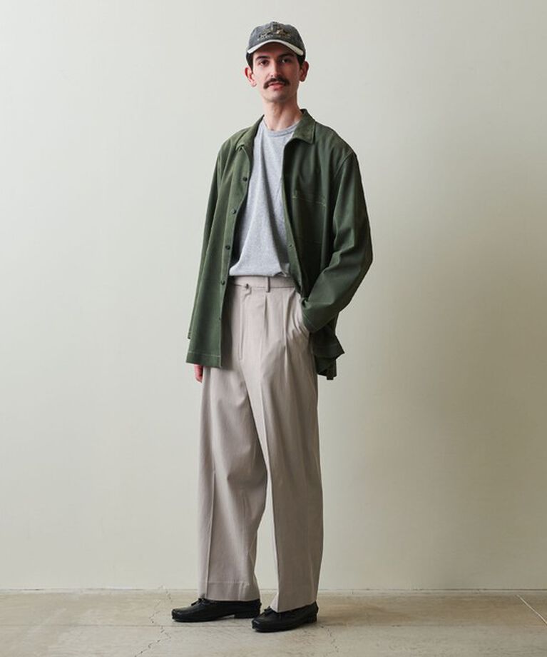 STEVEN ALAN「＜Steven Alan＞ グレース ツイル イン ツープリーツ ドレス トラウザーズ」|チノ|