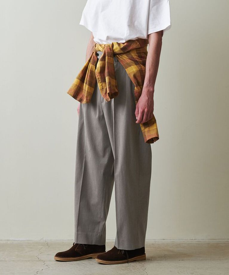 STEVEN ALAN「＜Steven Alan＞ グレース ツイル イン ツープリーツ ドレス トラウザーズ」|チノ|