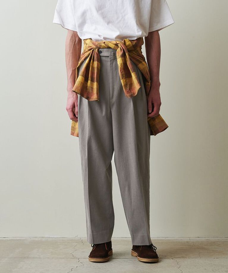 STEVEN ALAN「＜Steven Alan＞ グレース ツイル イン ツープリーツ ドレス トラウザーズ」|チノ|