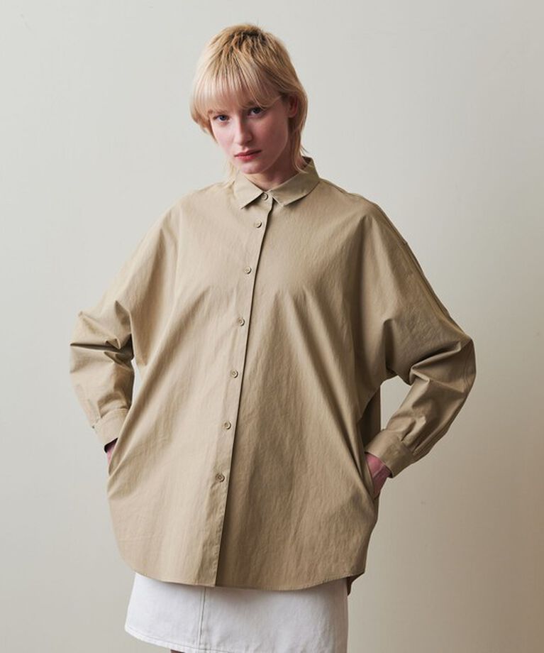 STEVEN ALAN「＜Steven Alan＞ドルマン スリーブ シャツ」|シャツ・ブラウス|BEIGE