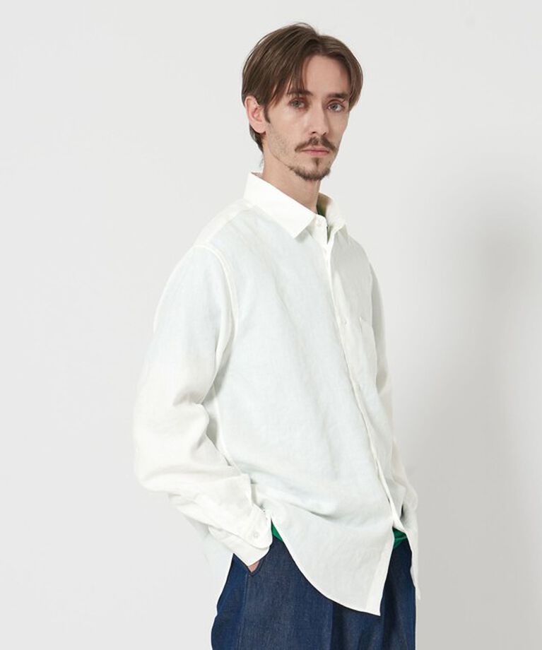 BEAUTY&YOUTH UNITED ARROWS「ライト リネンタッチ レギュラーフォルム シャツ」|シャツ・ブラウス|