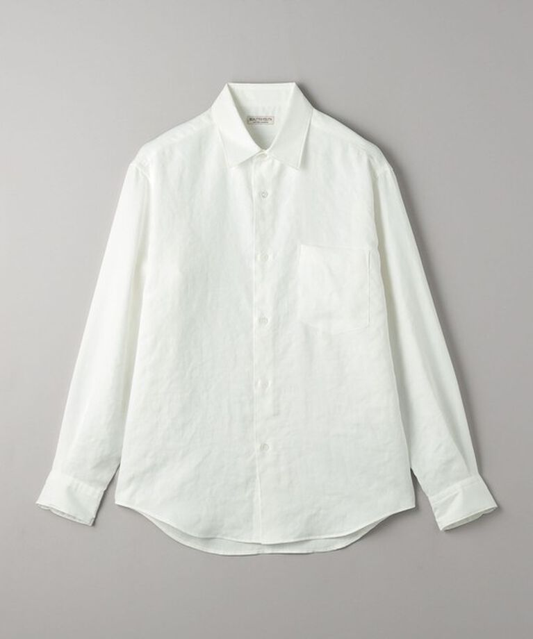 BEAUTY&YOUTH UNITED ARROWS「ライト リネンタッチ レギュラーフォルム シャツ」|シャツ・ブラウス|