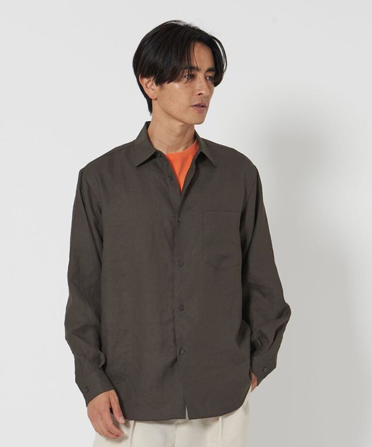 BEAUTY&YOUTH UNITED ARROWS「ライト リネンタッチ レギュラーフォルム シャツ」|シャツ・ブラウス|