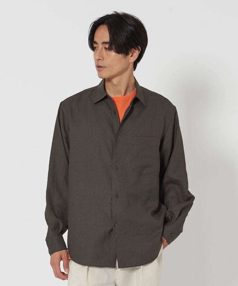 BEAUTY&YOUTH UNITED ARROWS「ライト リネンタッチ レギュラーフォルム シャツ」|シャツ・ブラウス|