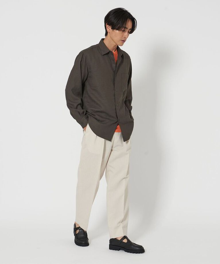 BEAUTY&YOUTH UNITED ARROWS「ライト リネンタッチ レギュラーフォルム シャツ」|シャツ・ブラウス|
