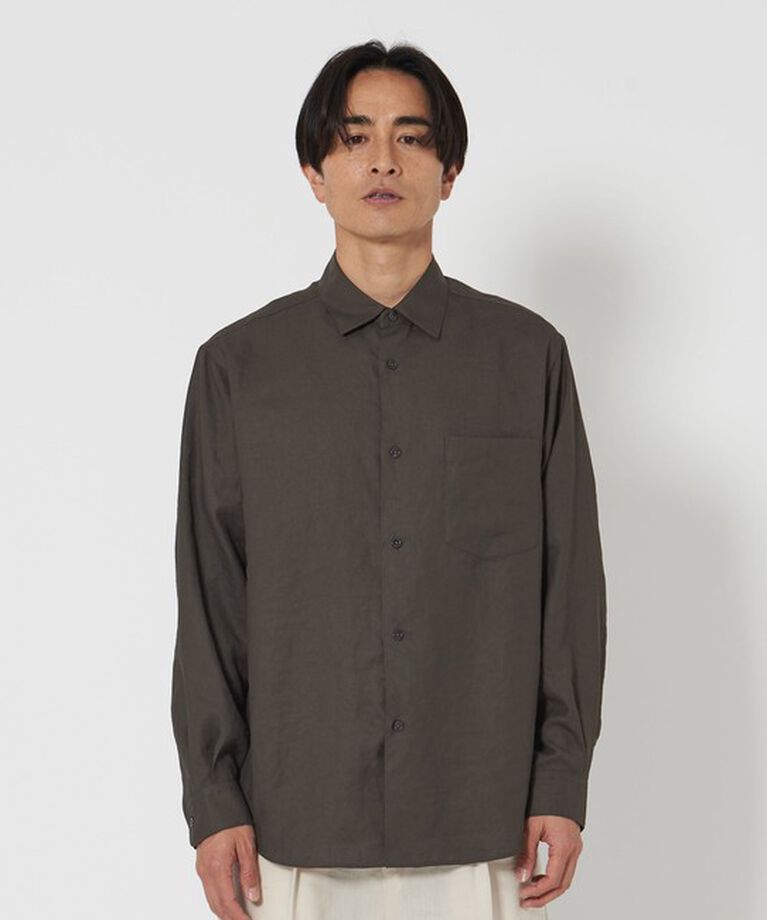 BEAUTY&YOUTH UNITED ARROWS「ライト リネンタッチ レギュラーフォルム シャツ」|シャツ・ブラウス|