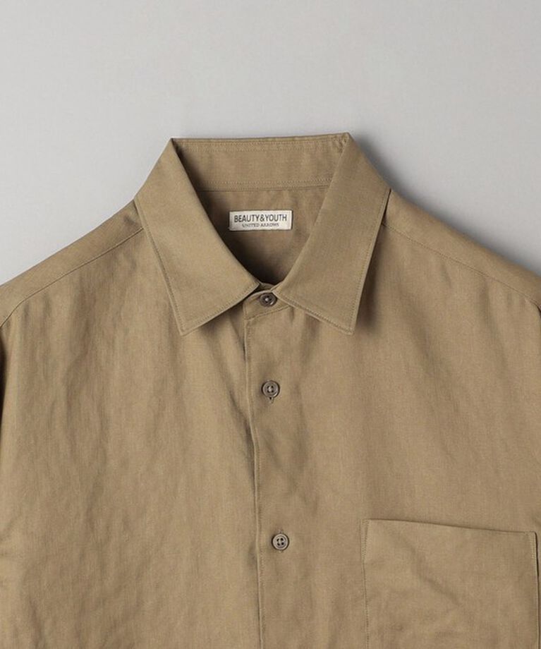 BEAUTY&YOUTH UNITED ARROWS「ライト リネンタッチ レギュラーフォルム シャツ」|シャツ・ブラウス|