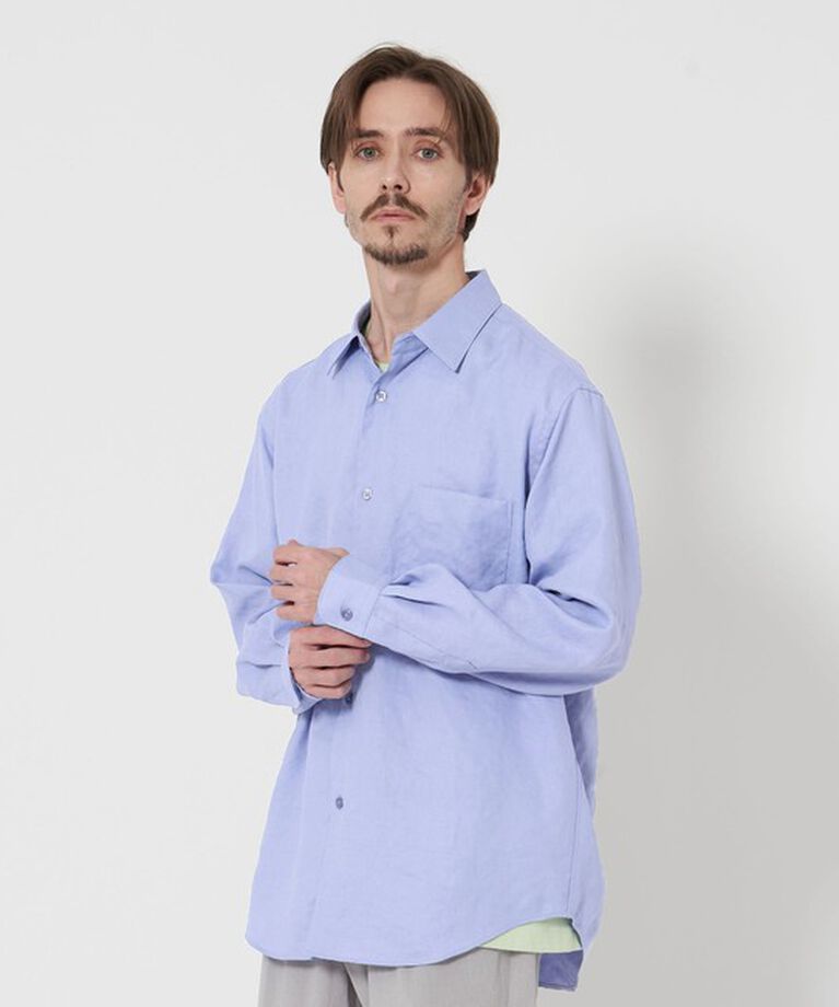 BEAUTY&YOUTH UNITED ARROWS「ライト リネンタッチ レギュラーフォルム シャツ」|シャツ・ブラウス|LILAC