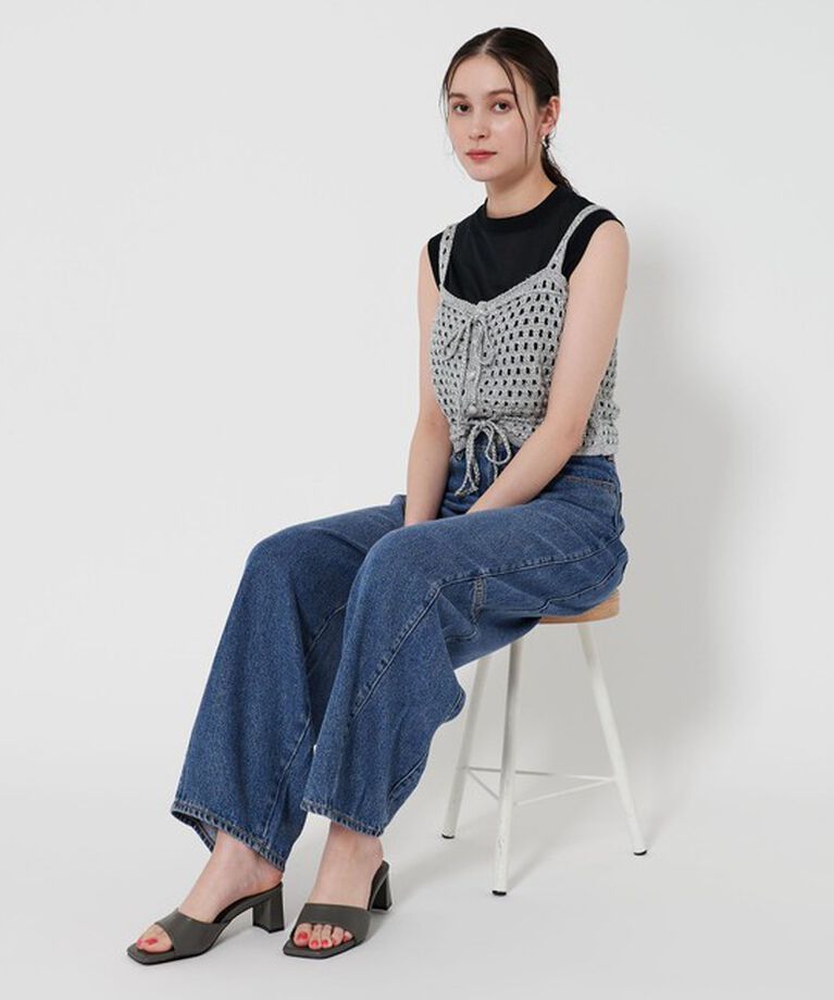 BEAUTY&YOUTH UNITED ARROWS「レザーライク スクエアトゥ ミュール」|サンダル|