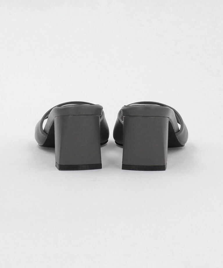 BEAUTY&YOUTH UNITED ARROWS「レザーライク スクエアトゥ ミュール」|サンダル|