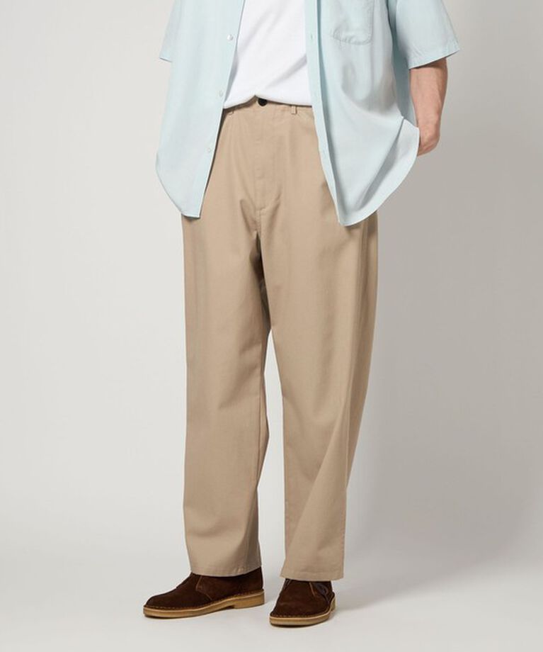 STEVEN ALAN「＜Steven Alan＞ ハイツイスト ツイル アーミー ノープリーツ トラウザーズ」|チノ|