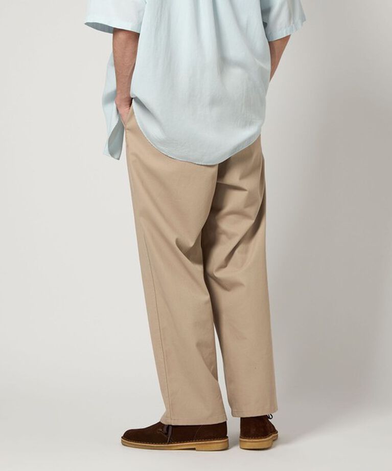 STEVEN ALAN「＜Steven Alan＞ ハイツイスト ツイル アーミー ノープリーツ トラウザーズ」|チノ|