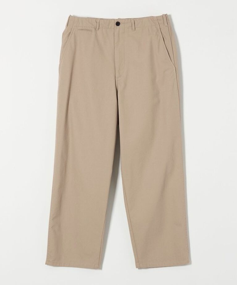 STEVEN ALAN「＜Steven Alan＞ ハイツイスト ツイル アーミー ノープリーツ トラウザーズ」|チノ|