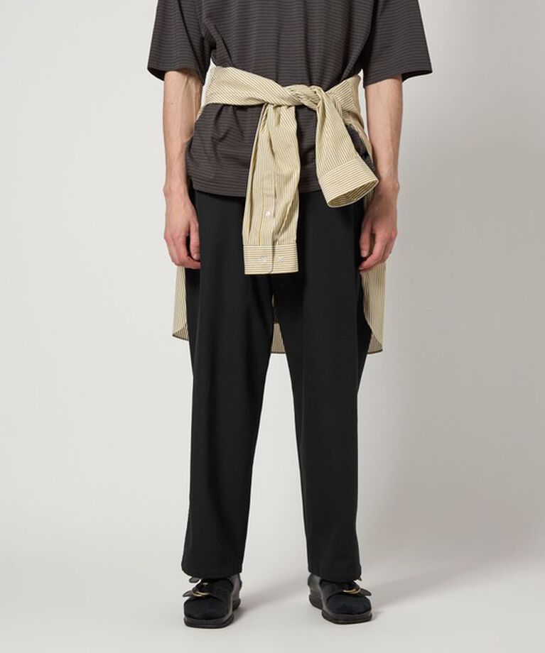 STEVEN ALAN「＜Steven Alan＞ ハイツイスト ツイル アーミー ノープリーツ トラウザーズ」|チノ|NAVY