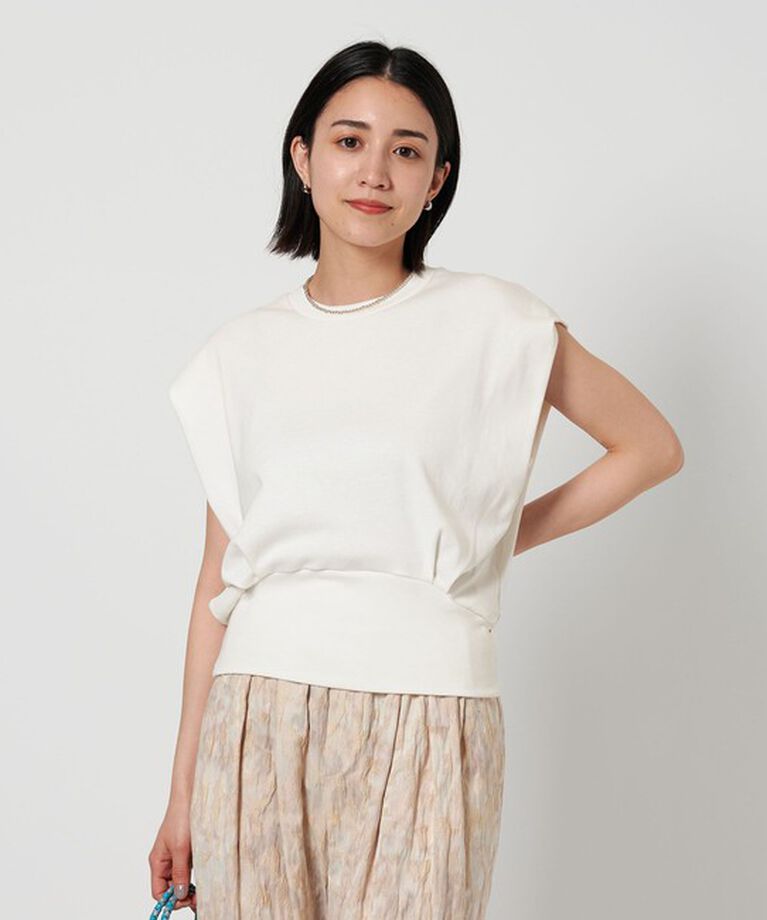 BEAUTY&YOUTH UNITED ARROWS「コットンフライス ショルダータック プルオーバー」|Tシャツ・カットソー|WHITE