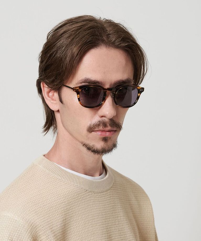 BEAUTY&YOUTH UNITED ARROWS「【別注】 ＜KANEKO OPTICAL（金子眼鏡）＞ John Jr. SGLS/サングラス ‐MADE IN JAPAN‐」|サングラス|DK.BROWN
