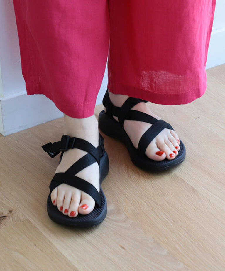 BEAMSBOY「CHACO / Z CLOUD」|サンダル|BLACK