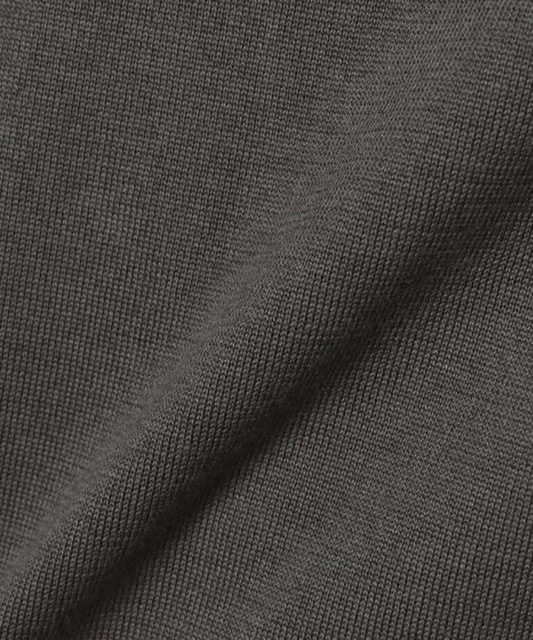 Demi-Luxe BEAMS 「AK+1 / コットン 五分袖 ハイネックニット」|ニット・セーター|
