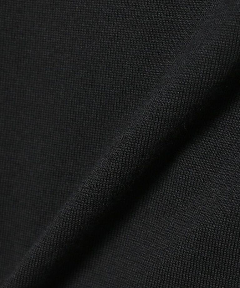 Demi-Luxe BEAMS 「AK+1 / コットン 五分袖 ハイネックニット」|ニット・セーター|