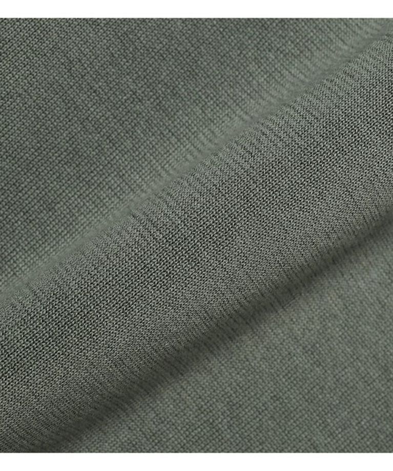 Demi-Luxe BEAMS 「AK+1 / コットン 五分袖 ハイネックニット」|ニット・セーター|