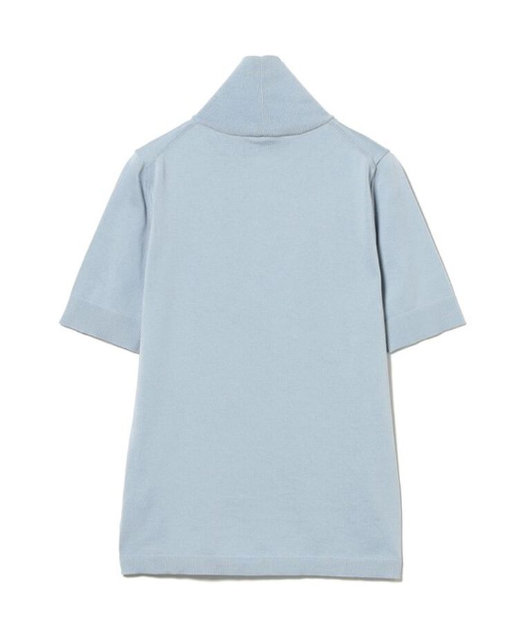 Demi-Luxe BEAMS 「AK+1 / コットン 五分袖 ハイネックニット」|ニット・セーター|