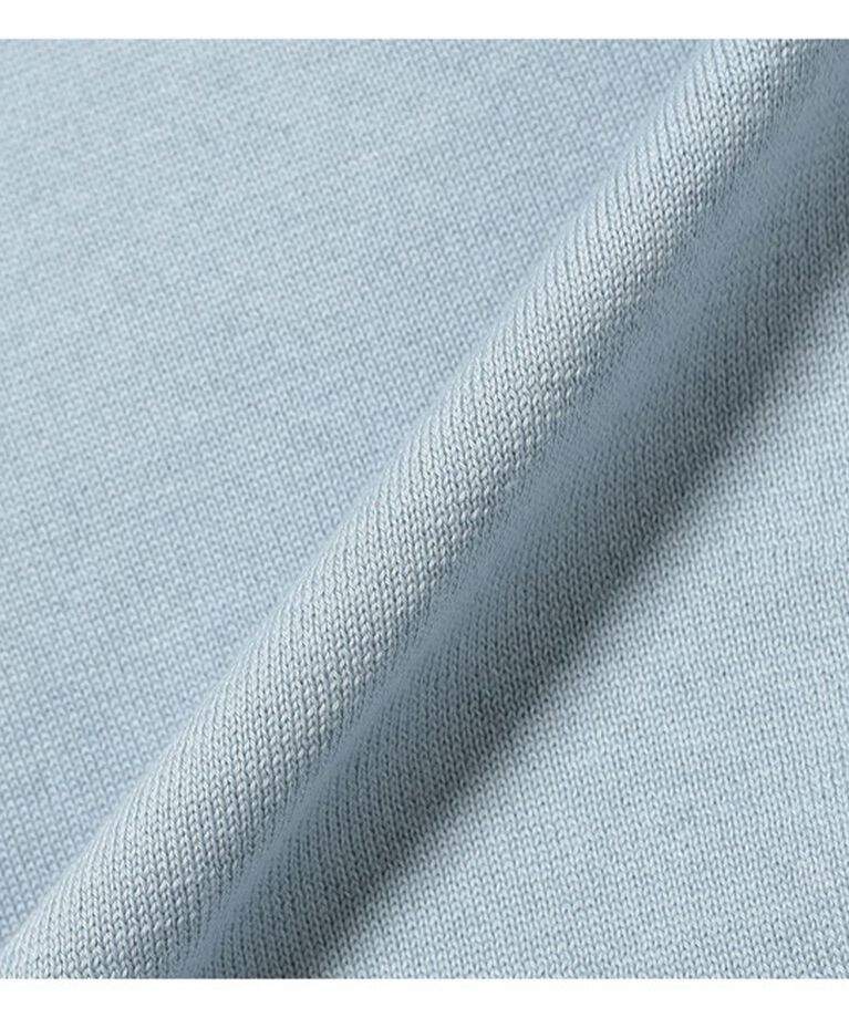 Demi-Luxe BEAMS 「AK+1 / コットン 五分袖 ハイネックニット」|ニット・セーター|
