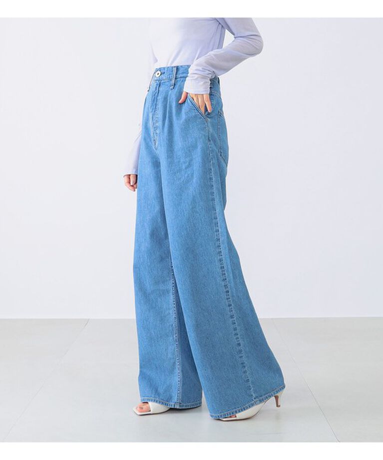 Demi-Luxe BEAMS 「upper hights / THE LADY CINDY デニムパンツ」|デニム|