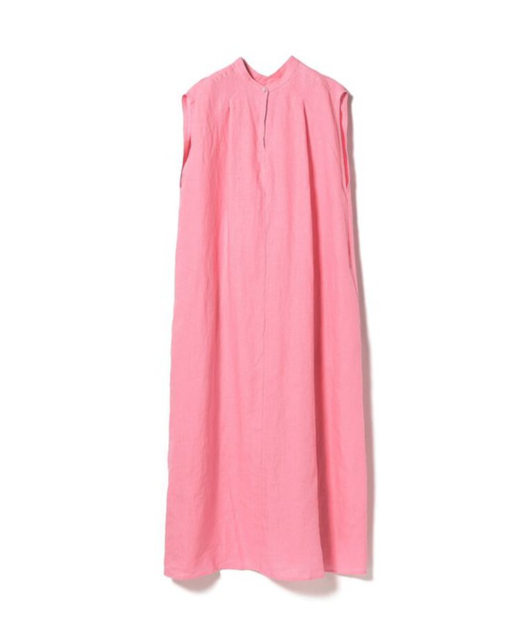 Demi-Luxe BEAMS 「TICCA × Demi-Luxe BEAMS / 別注 リネン ノースリーブ シャツワンピース」|ワンピース|