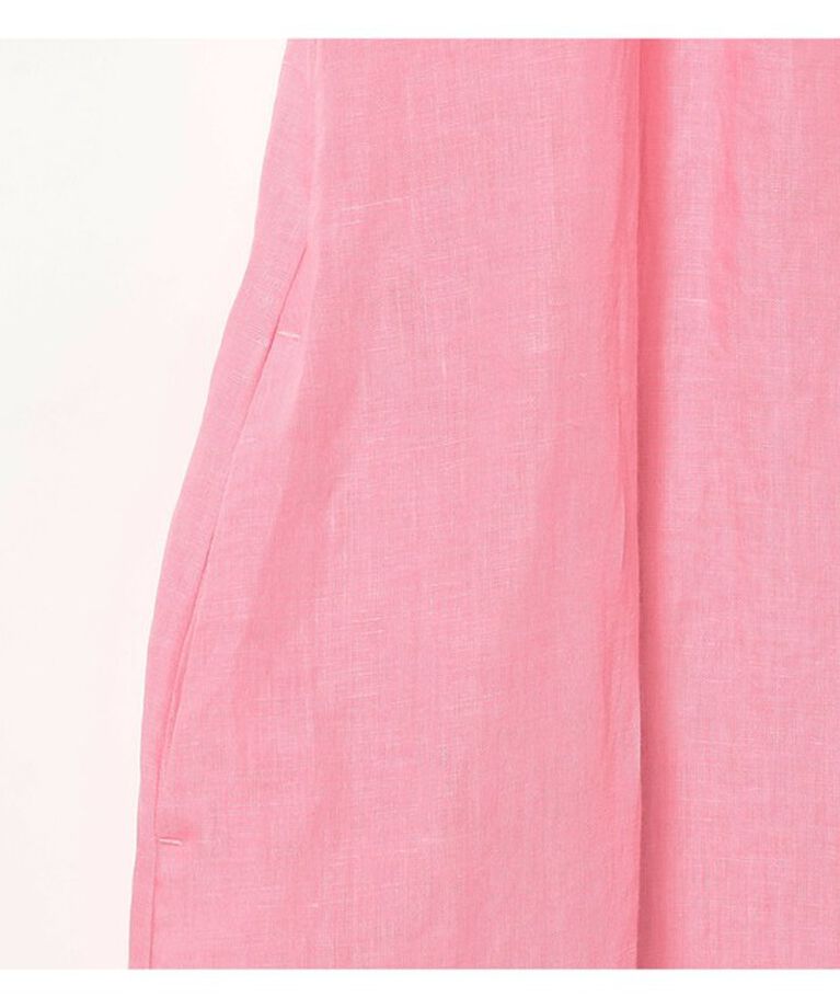 Demi-Luxe BEAMS 「TICCA × Demi-Luxe BEAMS / 別注 リネン ノースリーブ シャツワンピース」|ワンピース|