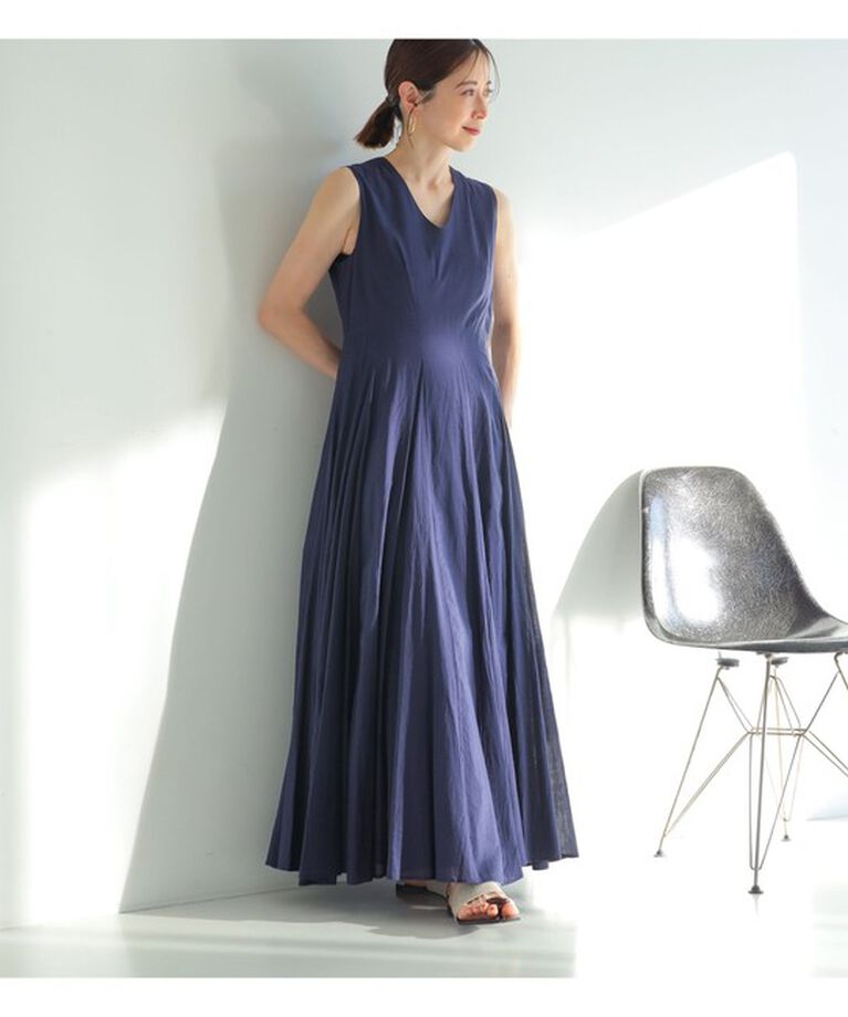 Demi-Luxe BEAMS 「【別注】MARIHA / 彗星 ソリッド ワンピース」|ワンピース|別注D.SAPHIRE