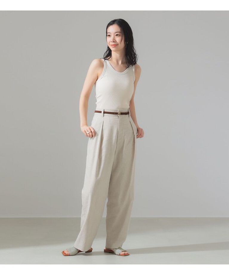 Demi-Luxe BEAMS 「丸胴 テレコ タンクトップ」|Tシャツ・カットソー|