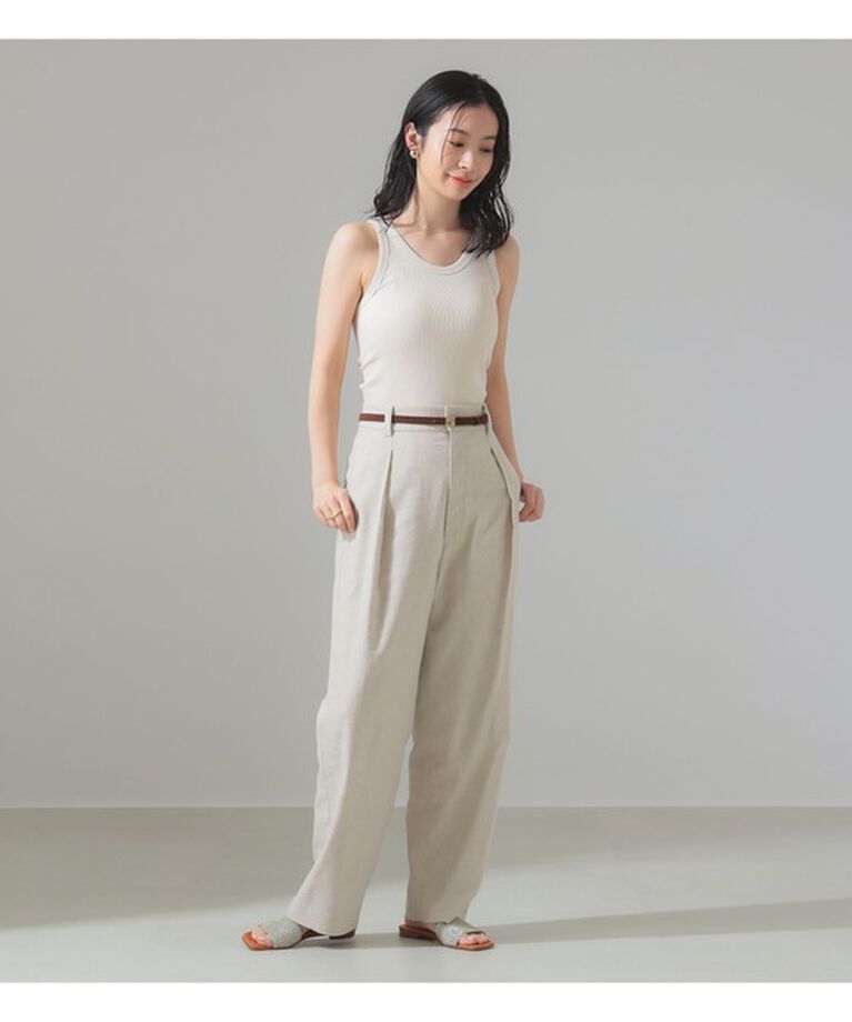 Demi-Luxe BEAMS 「丸胴 テレコ タンクトップ」|Tシャツ・カットソー|