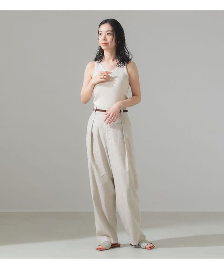 Demi-Luxe BEAMS 「丸胴 テレコ タンクトップ」|Tシャツ・カットソー|