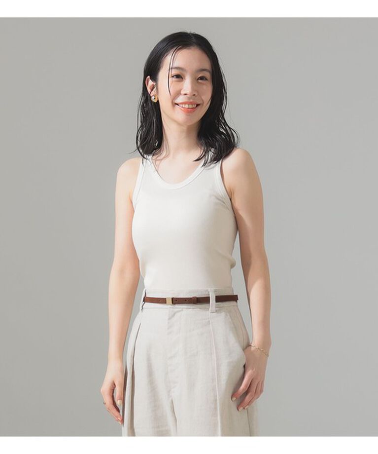 Demi-Luxe BEAMS 「丸胴 テレコ タンクトップ」|Tシャツ・カットソー|