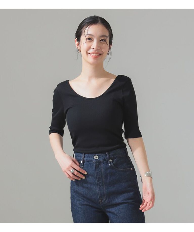 Demi-Luxe BEAMS 「丸胴 テレコ Tシャツ」|Tシャツ・カットソー|