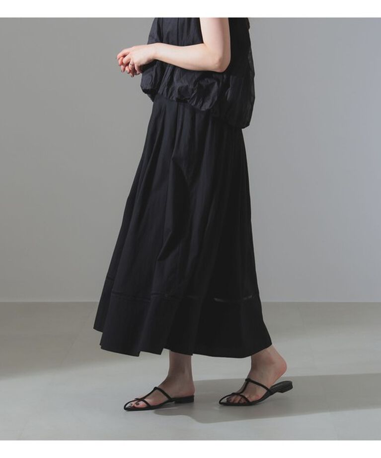 Demi-Luxe BEAMS 「ne Quittez pas / ドビー シャーリング スカート」|スカート|