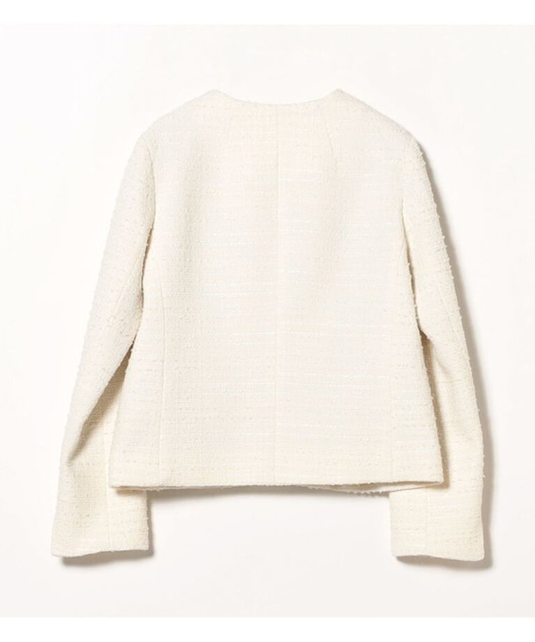 Demi-Luxe BEAMS 「ツイード クルーネック ジャケット＊」|ダッフルコート|