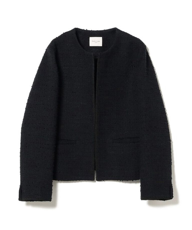 Demi-Luxe BEAMS 「ツイード クルーネック ジャケット＊」|ダッフルコート|