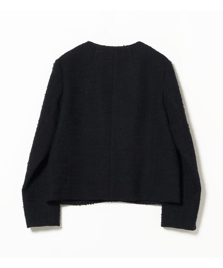 Demi-Luxe BEAMS 「ツイード クルーネック ジャケット＊」|ダッフルコート|