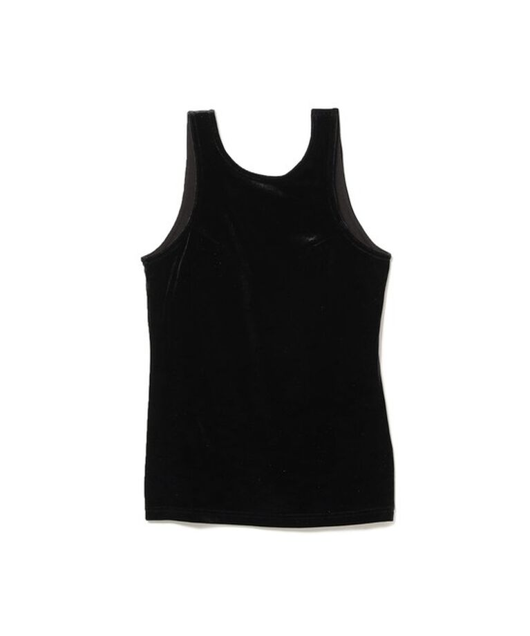 Ray BEAMS 「RBS / ベロア カップ付きタンクトップ」|タンクトップ|BLACK