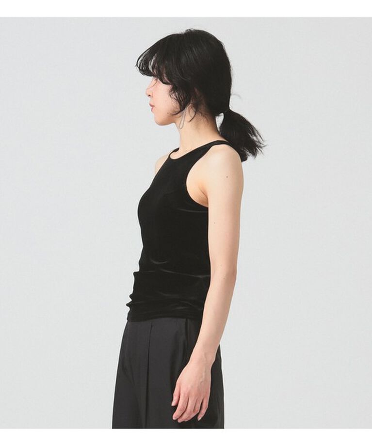 Ray BEAMS 「RBS / ベロア カップ付きタンクトップ」|タンクトップ|