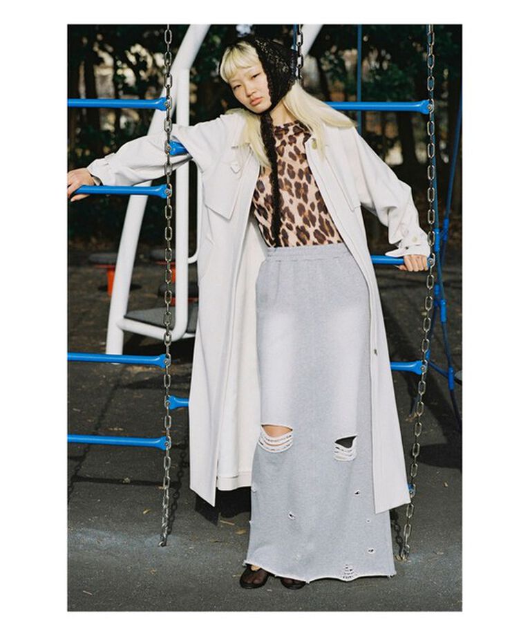 Ray BEAMS 「◎ﾀﾞﾒｰｼﾞｽｳｪｯﾄSK」|スカート|GREY